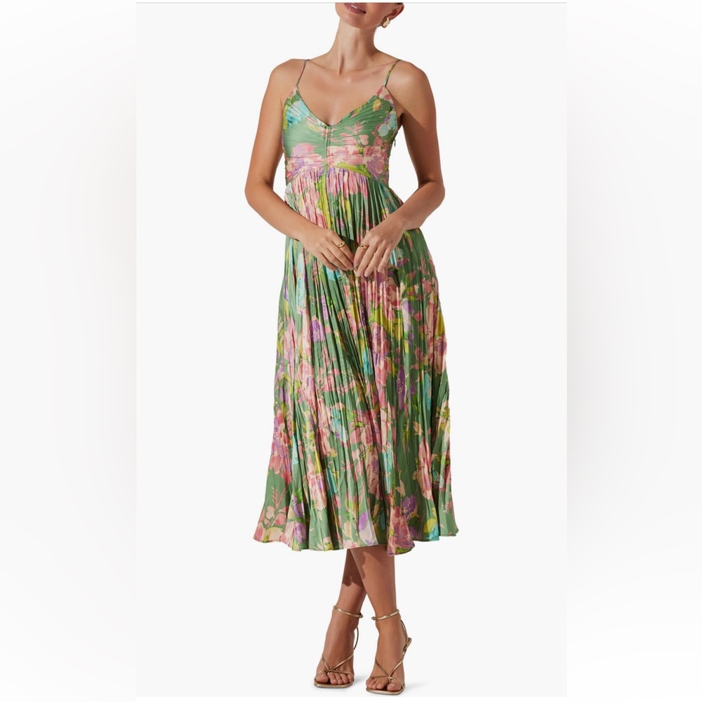 ASTR the Label Maeve Floral Midi Sundress